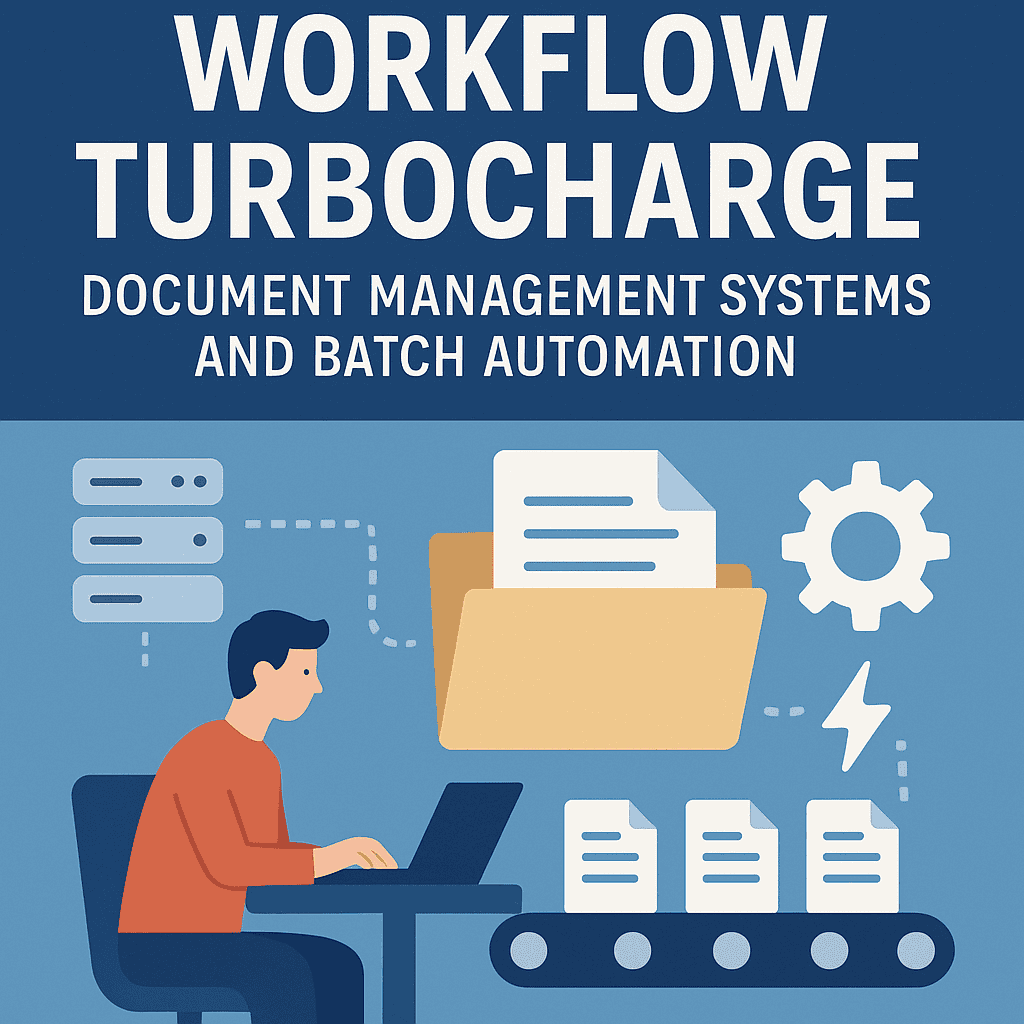 Workflow Turbocharge: Document Management Systems and Batch Automation