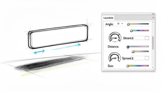 How to add drop shadow in photoshop for realistic depth