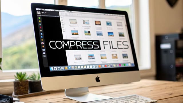Compress Large Files on Mac A Practical Guide