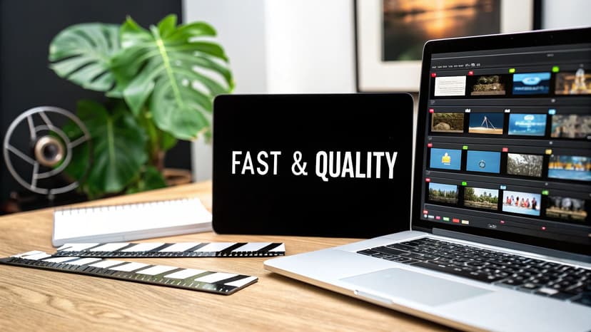 Best way to compress large video files: Fast & Quality