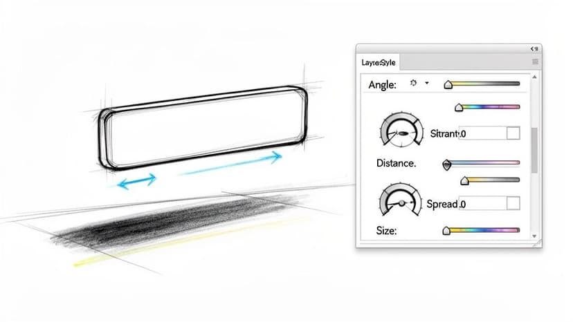 How to add drop shadow in photoshop for realistic depth