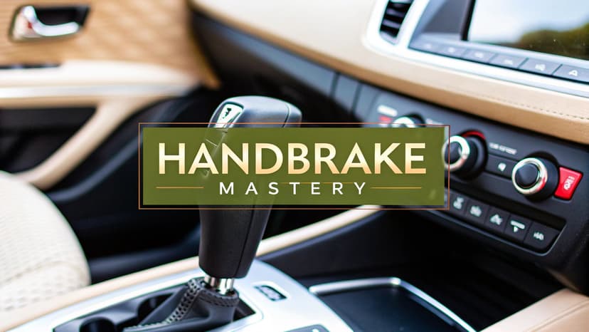 How to Work Handbrake: Master Your Vehicle's Safety System