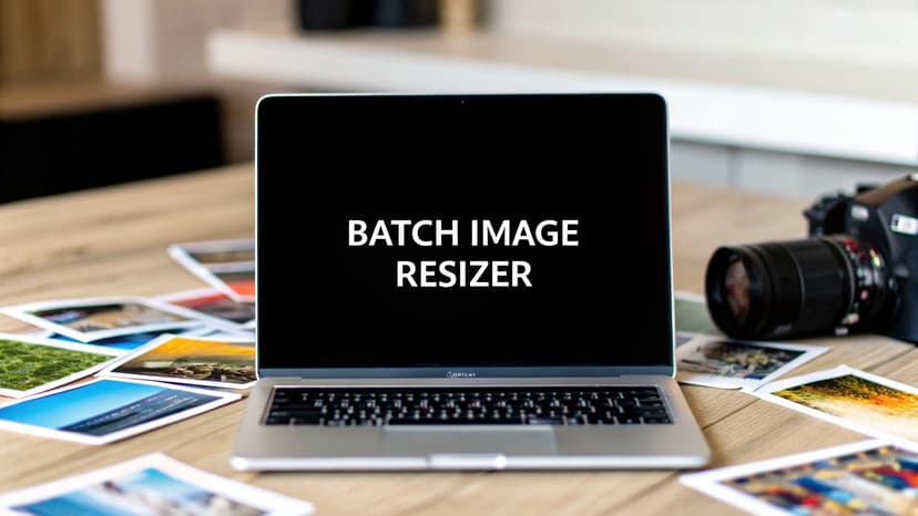 Your Guide to Mac Batch Image Resizer Workflows
