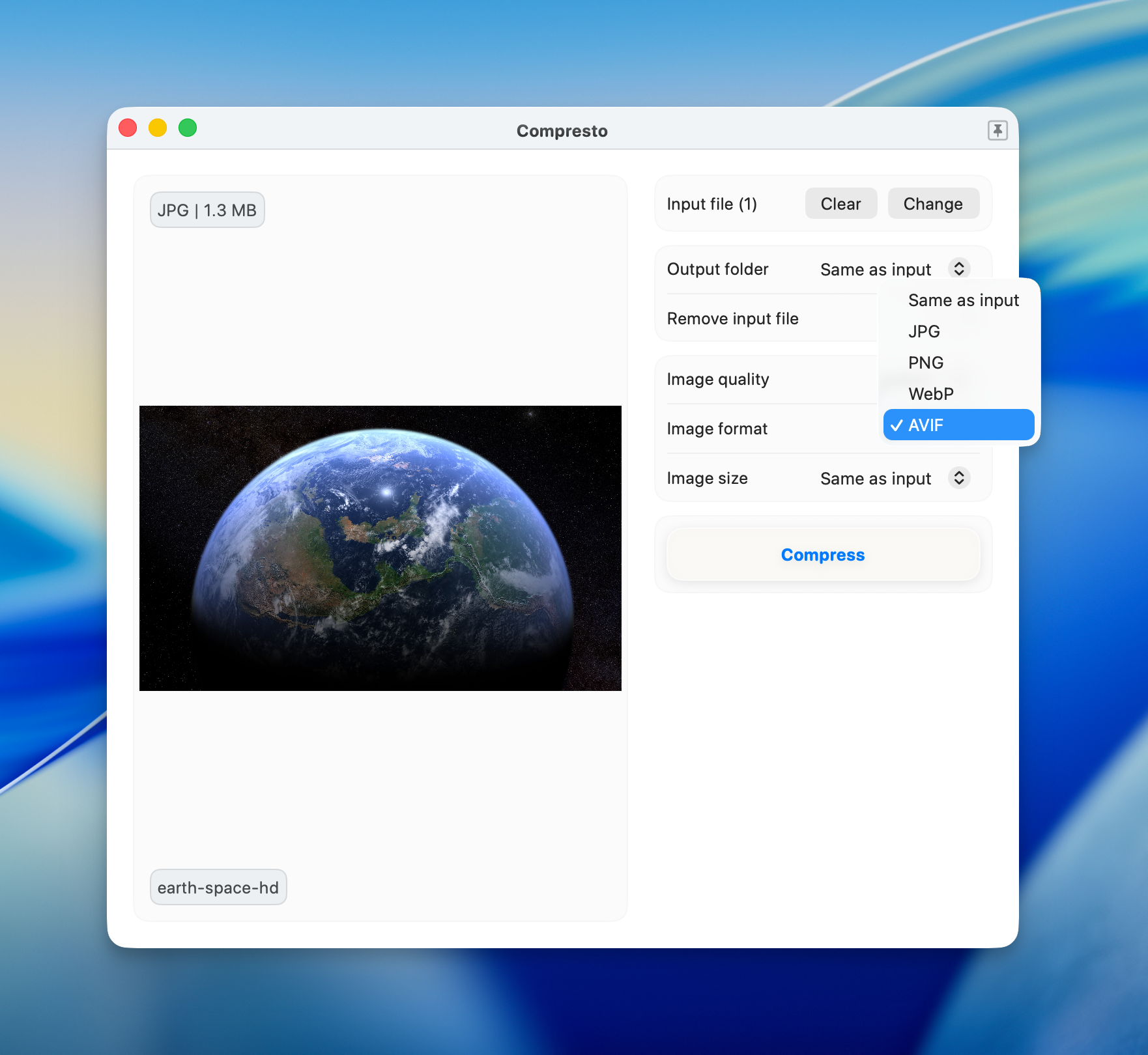 avif image support